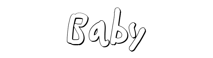 Buttons the Bear 3D  Free Fonts Download