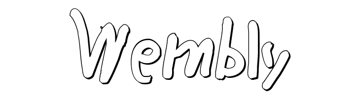 Buttons the Bear 3D  Free Fonts Download