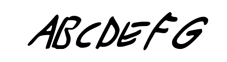 Buttons the Bear Light Italic  Free Fonts Download