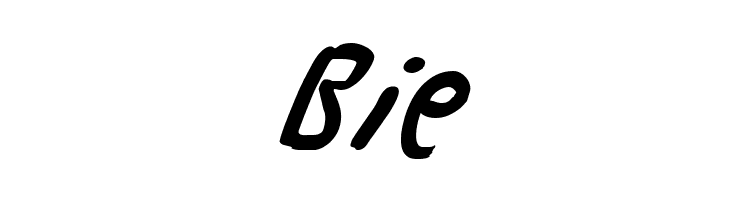 Buttons the Bear Italic  Free Fonts Download