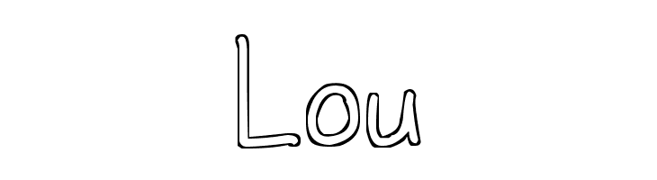 Lou Outlines Font