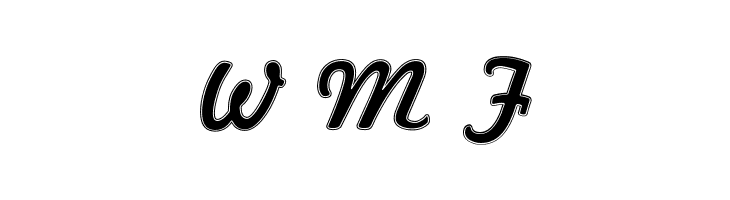 Marketing Script Inline  Free Fonts Download