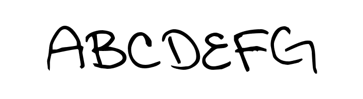 Jennifer's Hand Writing  Free Fonts Download