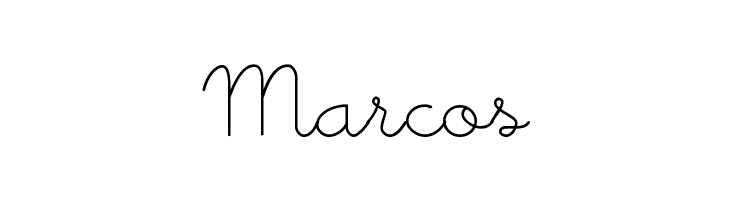Marcos Little Days Font
