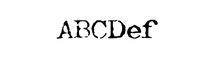 Typewriter-Font [Royal 200]  Free Fonts Download