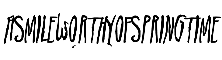 ADIstiLleRS Font Edgy  Free Fonts Download