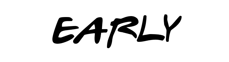 EARLY Gabriel Weiss' Friends Font Font