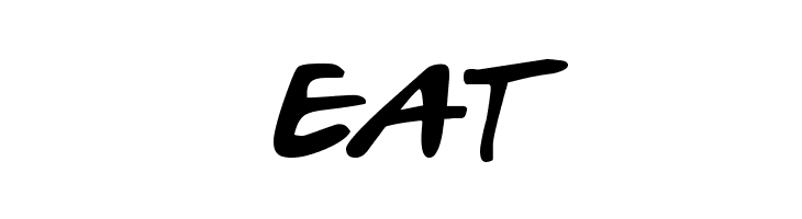 EAT Gabriel Weiss' Friends Font Font