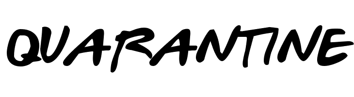 QUARANTINE Gabriel Weiss' Friends Font Font