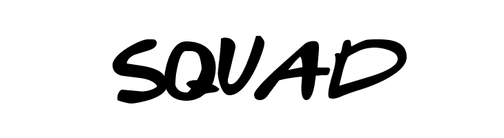 SQUAD Gabriel Weiss' Friends Font Font