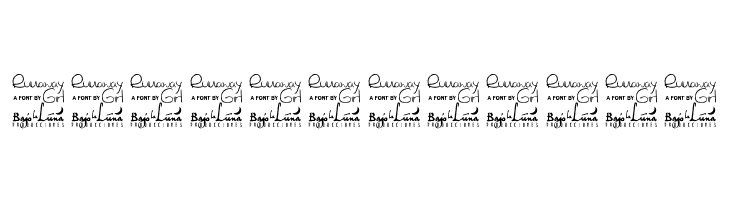 SL Runaway Girl  Free Fonts Download