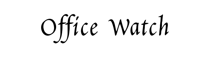 Office%2B%2BWatch Petitscript Font