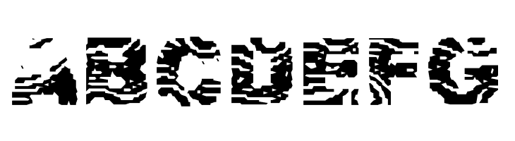 Zebra Ztripez  Free Fonts Download