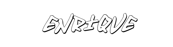 Fantom 3D Italic  Free Fonts Download