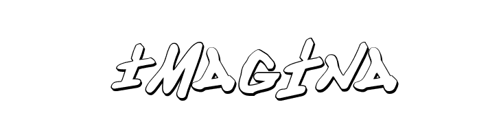 Fantom 3D Italic  Free Fonts Download