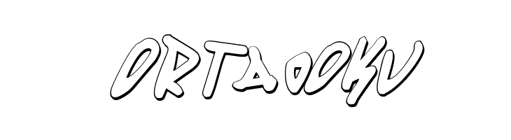 Fantom 3D Italic  Free Fonts Download