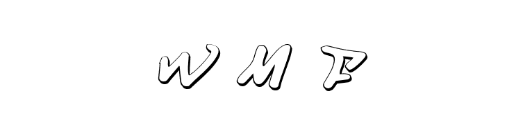 Fantom 3D Italic  Free Fonts Download