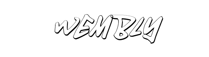 Fantom 3D Italic  Free Fonts Download