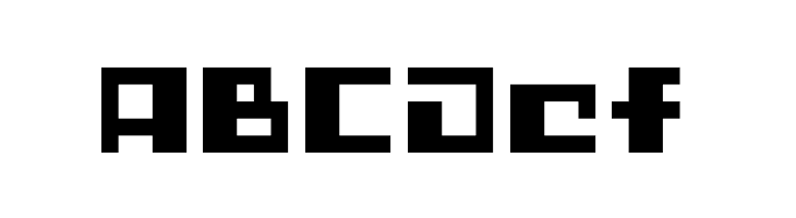 D3 CuteBitMapism TypeB  Free Fonts Download