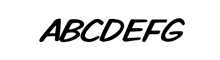 VTCKomixationCapsItalic  Free Fonts Download