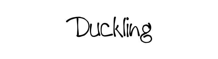 Duckling !PaulMaul Font