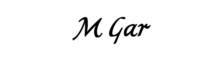 M%2BGar MKBritishWriting Font
