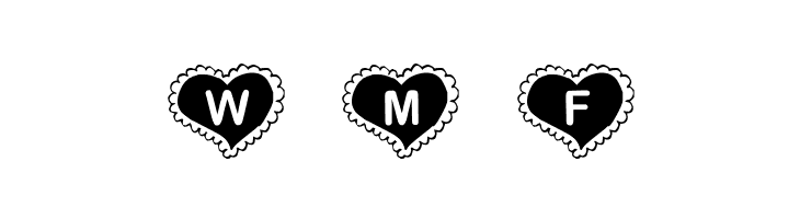 KR Valentine Heart  Free Fonts Download