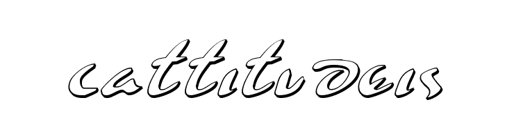 Eagleclaw 3D Italic  Free Fonts Download