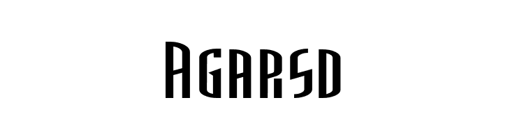 Agarsd Space Cowboy Font