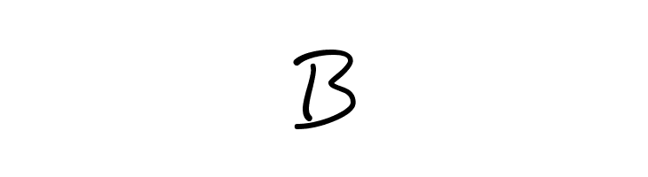 B Hybi4 Font
