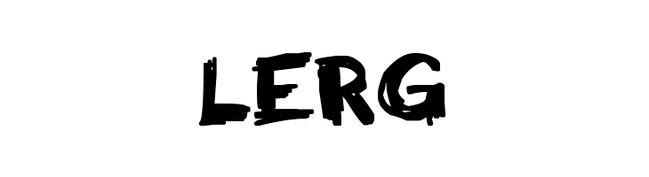 LERG Milkman Conspiracy Font