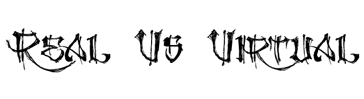 Real%2BVs%2BVirtual GANGLAND Font