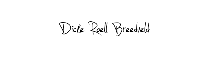Dicke%2BRoell%2BBreedveld Jellyka - Estrya's Handwriting Font