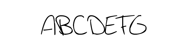 Jerry's handwriting  Free Fonts Download