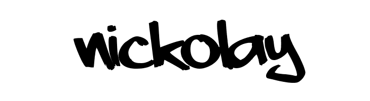 nickolay aaaiight! Font