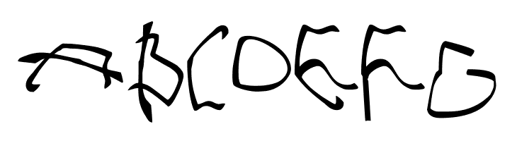 001 Stretched-Strung  Free Fonts Download