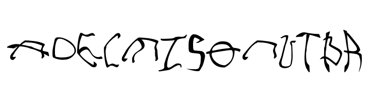 001 Stretched-Strung  Free Fonts Download