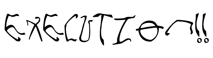 001 Stretched-Strung  Free Fonts Download