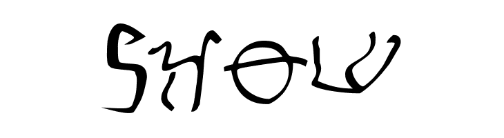 001 Stretched-Strung  Free Fonts Download