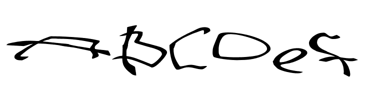 001 Stretched-Strung Wide  Free Fonts Download