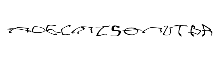 001 Stretched-Strung Wide  Free Fonts Download