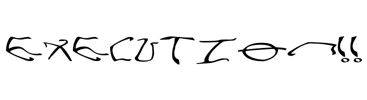 001 Stretched-Strung Wide  Free Fonts Download