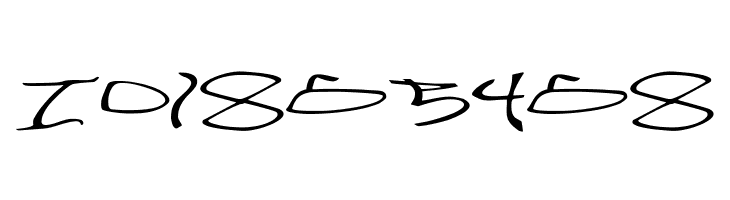 001 Stretched-Strung Wide  Free Fonts Download