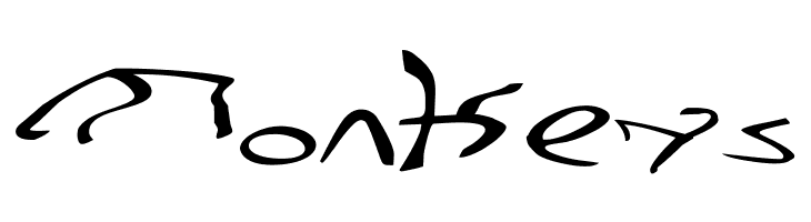 001 Stretched-Strung Wide  Free Fonts Download