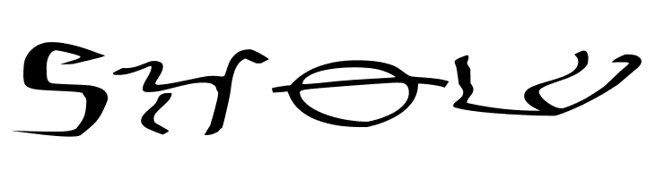 001 Stretched-Strung Wide  Free Fonts Download