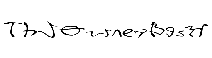 001 Stretched-Strung Wide  Free Fonts Download