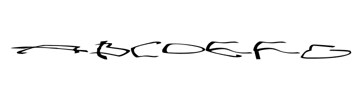001 Stretched-Strung Very Wide  Free Fonts Download