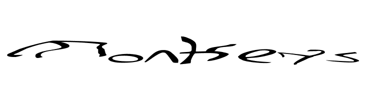 001 Stretched-Strung Very Wide  Free Fonts Download