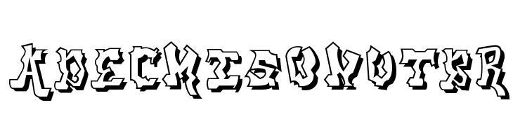 aerosol menace shadow  Free Fonts Download