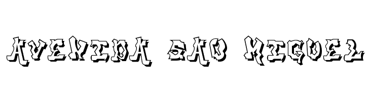 aerosol menace shadow  Free Fonts Download